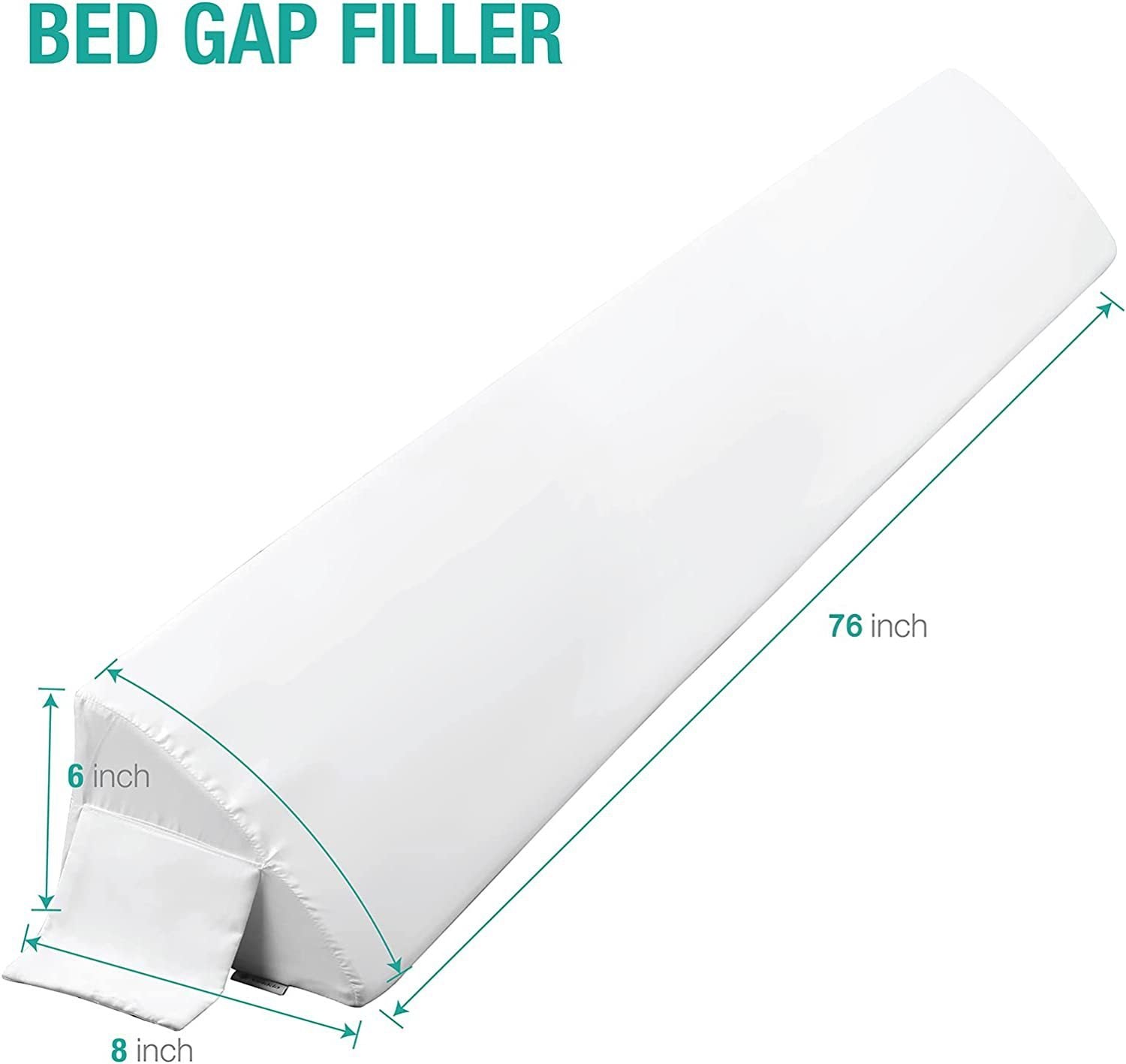 🛏️ Headboard Back Cushion - Lumbar Support for Any Bed Size