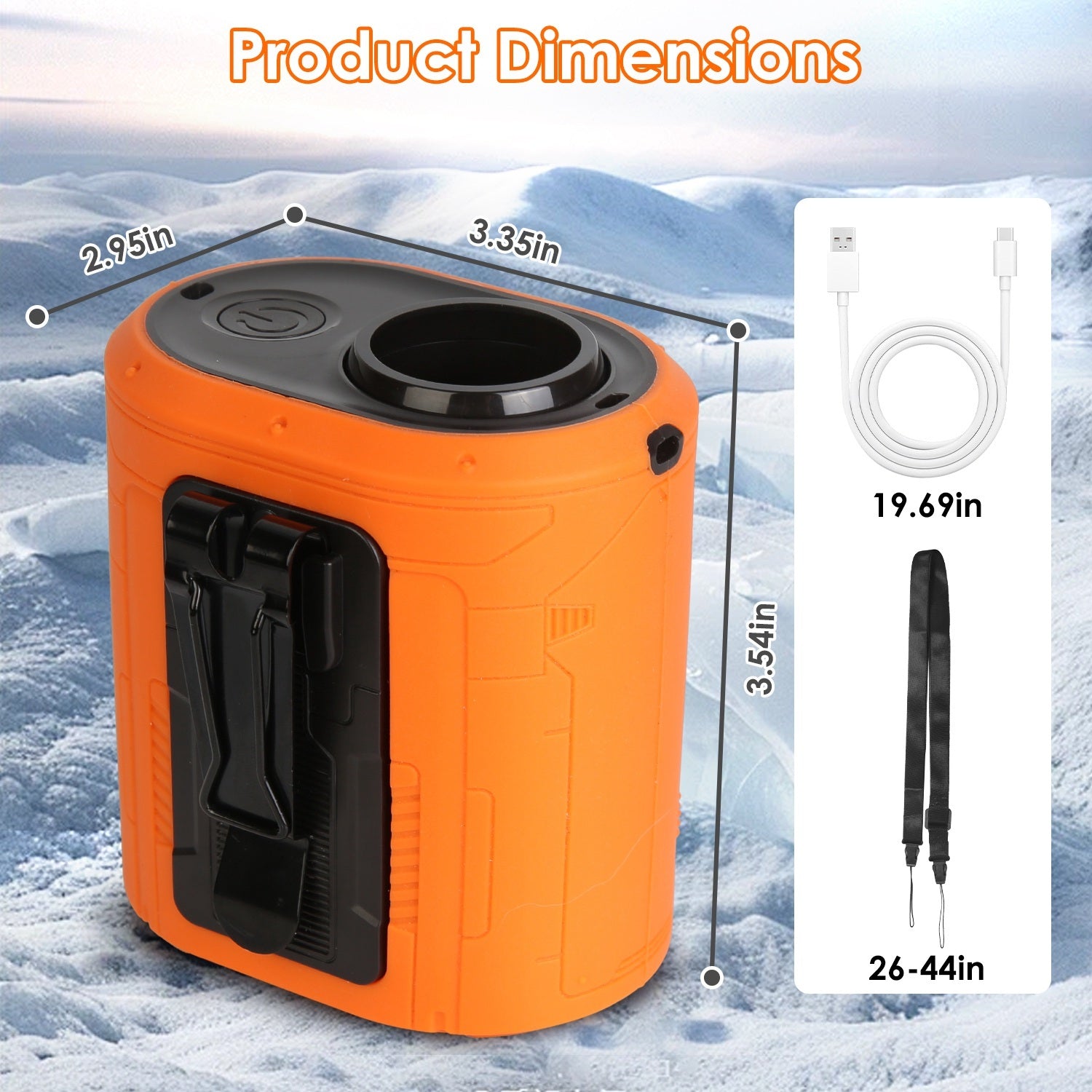 Premium 5-in-1 Portable Waist Clip Fan