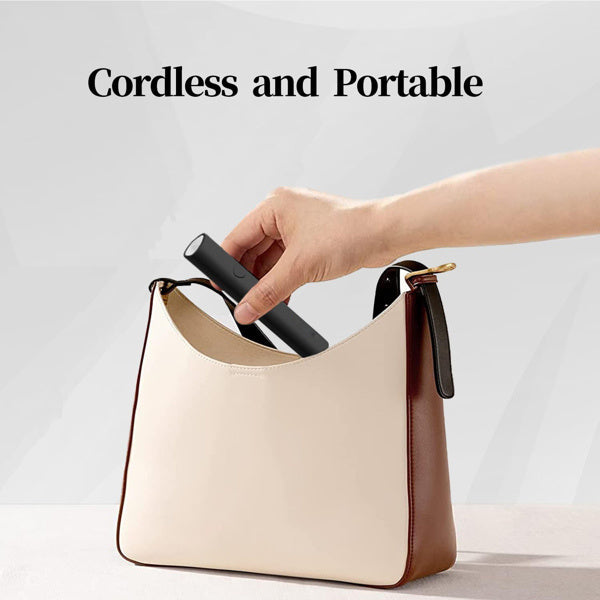 💅  Mini UV LED Nail Lamp – Rechargeable, Portable Nail Dryer with Foldable Stand (Black)