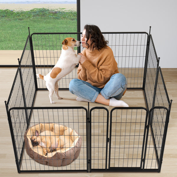 🐶 Heavy-Duty Dog Playpen – Portable
