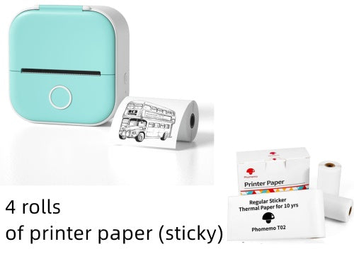 Phomemo T02 Mini Pocket Printer – Inkless Bluetooth Thermal Printer
