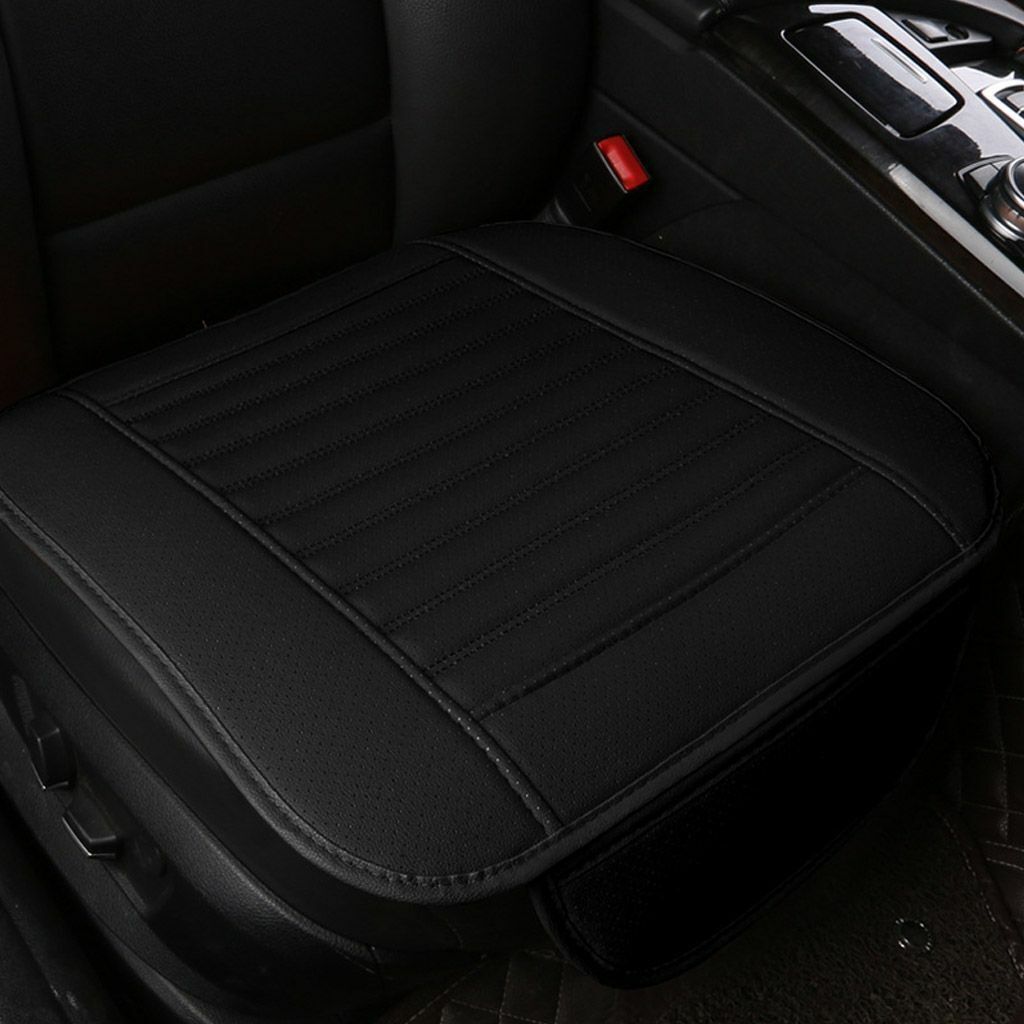 Universal PU Leather Car Seat Cover – Breathable Auto Seat Cushion Pad (Single Front Row)