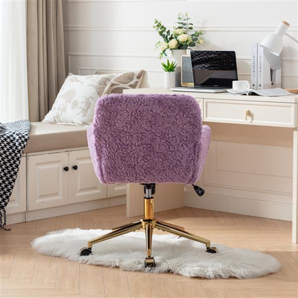 Luxury Office Chair with Cozy, Wool Type Fabric