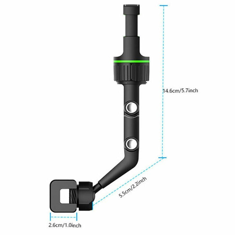 Adjustable Rearview Mirror Phone Mount