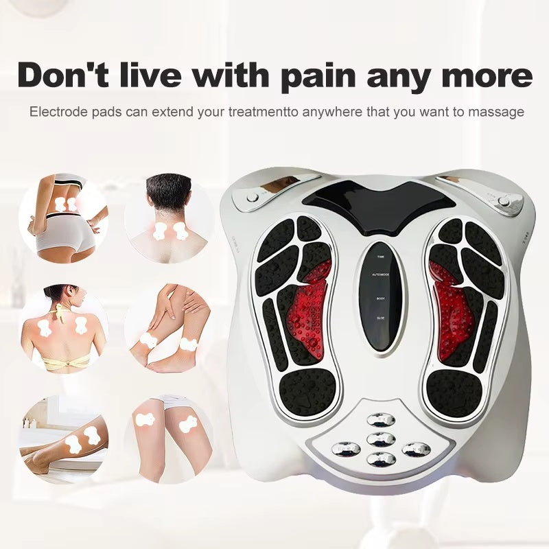Home Pulse Massager for Full Body & Feet – Deep Meridian Relief Instrument for Stress & Tension