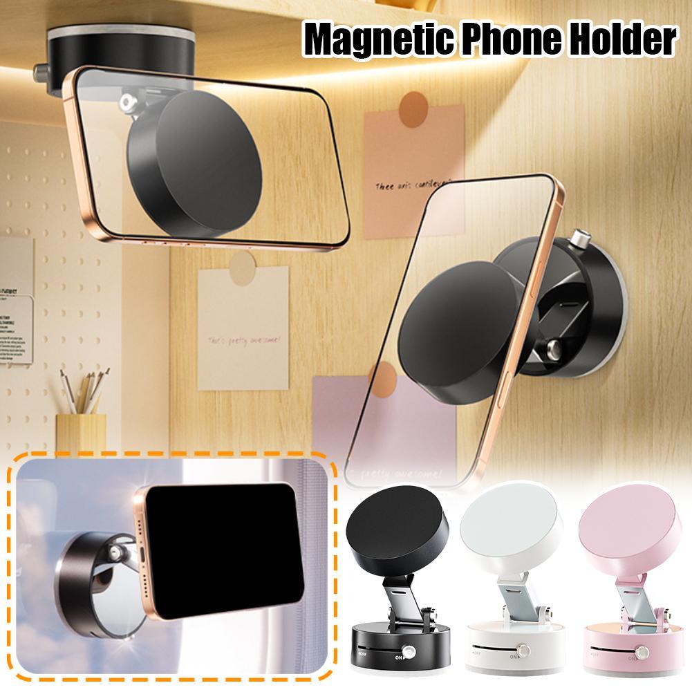 Magnetic Vacuum Car Phone Holder – Secure Grip