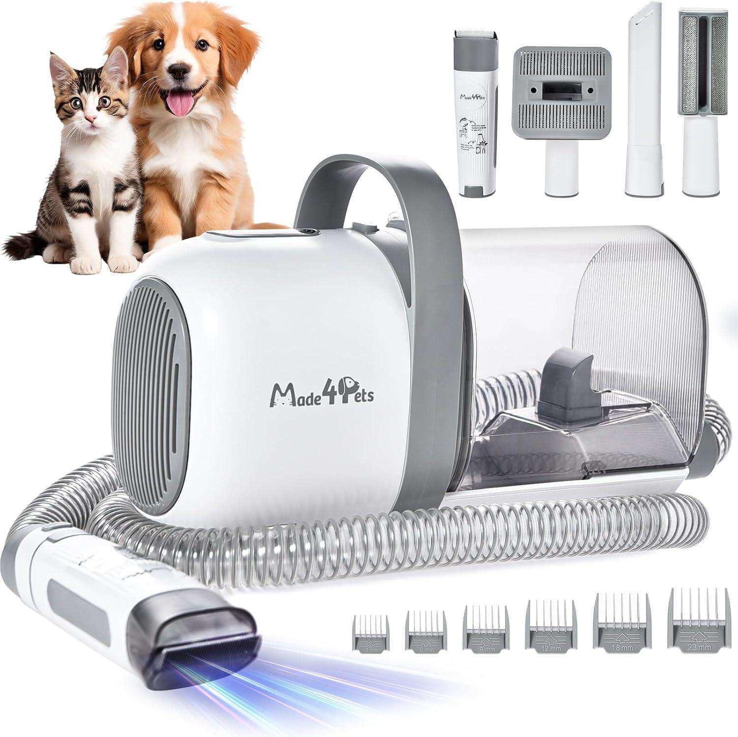 🐶 All-in-One Dog Grooming Kit with Quiet Vacuum