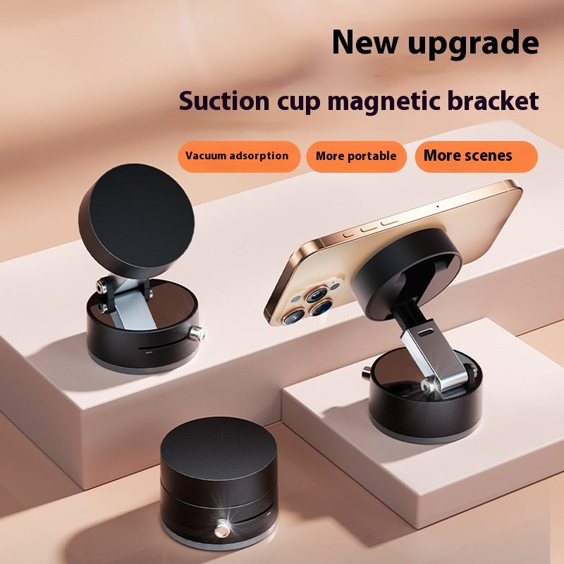 Magnetic Vacuum Car Phone Holder – Secure Grip