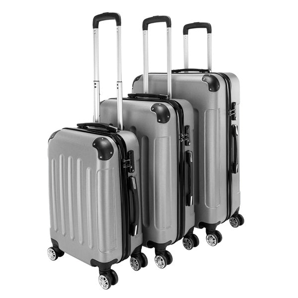 ✈️ 3-in-1 Portable ABS Trolley Luggage Set (20" / 24" / 28")