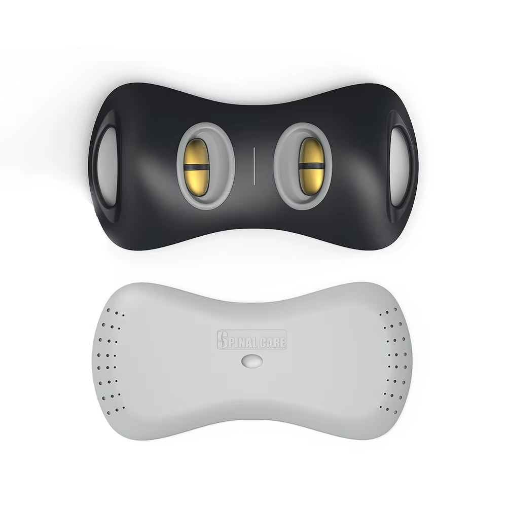 New Kneading Electric Lumbar Heat Traction Back Massager Lumbar Massage Back Stretcher