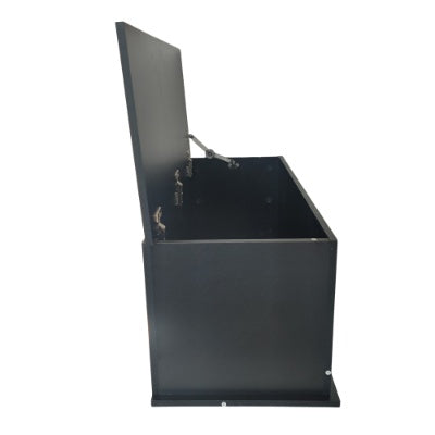 🧺 Large Bedroom Storage Cabinet – Antique Black