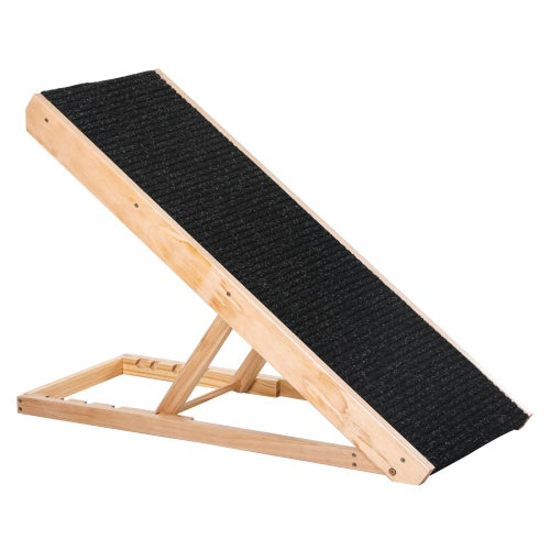 🐾 Adjustable Foldable Elevated Pet Ramp