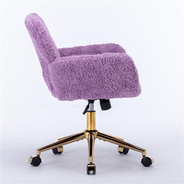 Luxury Office Chair with Cozy, Wool Type Fabric