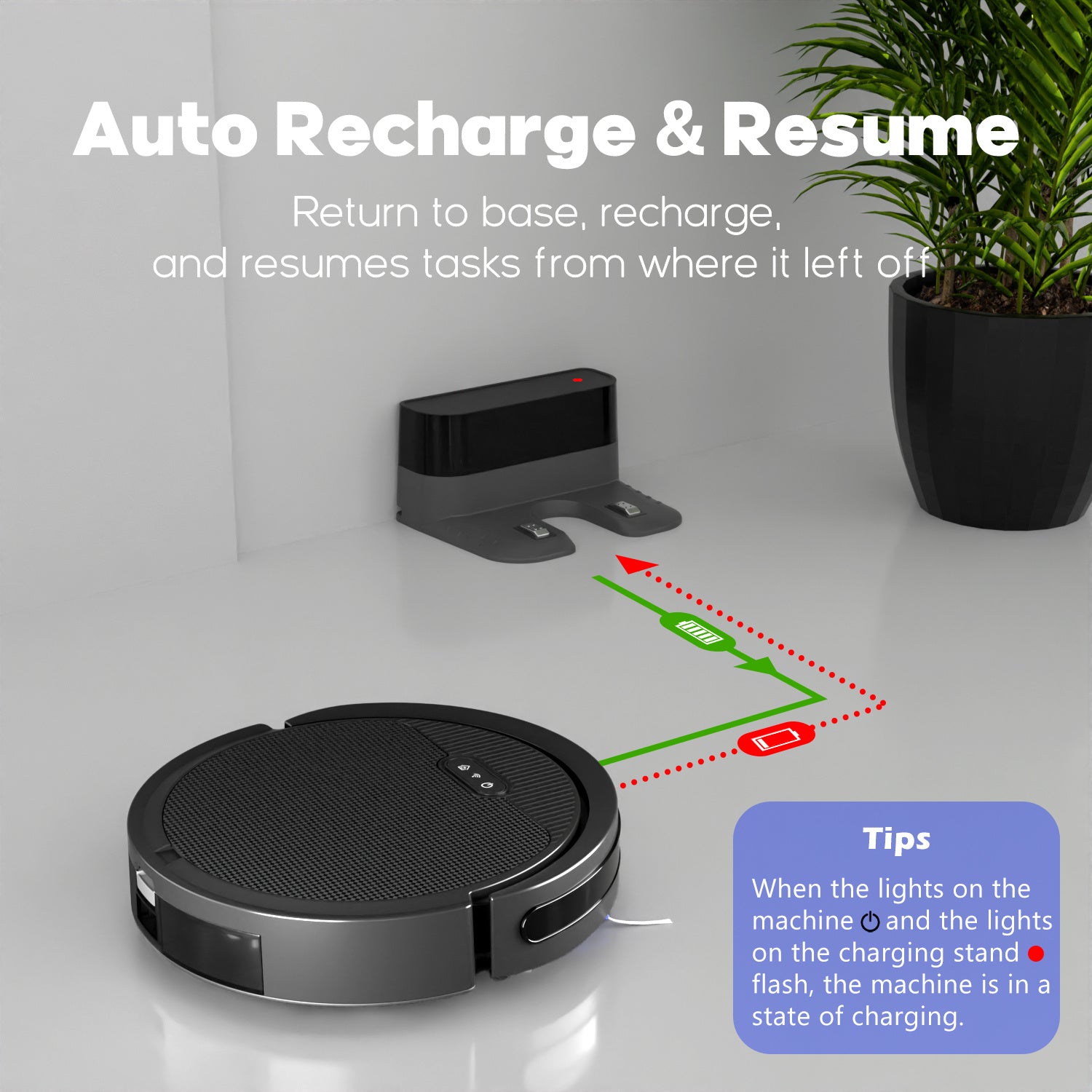 V3 3-in-1 Robot Vacuum and Mop - Nav, App, Voice Control