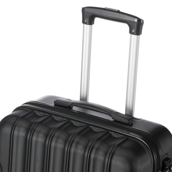 🧳 Three-In-One Black Luggage Set – Durable, Spacious & Stylish