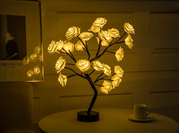 🌹 Rose Flower Lamp