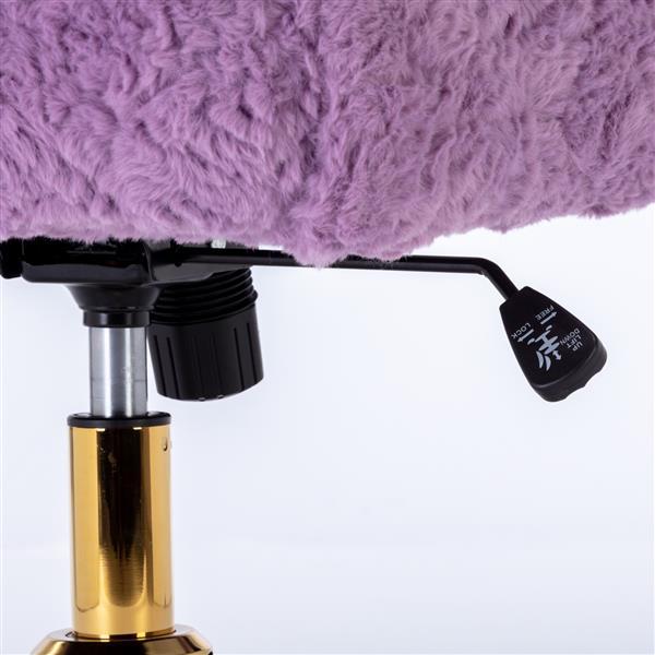 Luxury Office Chair with Cozy, Wool Type Fabric