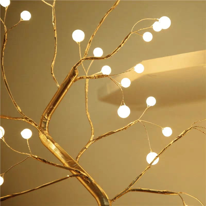 🌟 LED Copper Wire Light – Elegant Ambient Tree