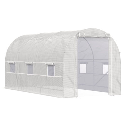 🌿 Outsunny 15' x 7' x 7' Walk-In Tunnel Greenhouse