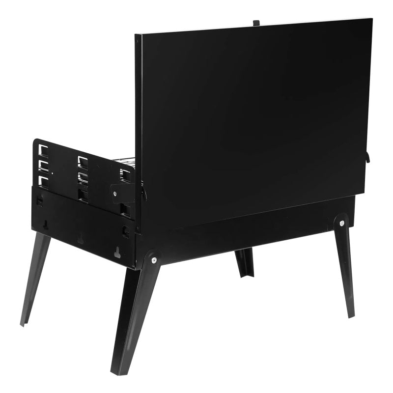 🔥 Portable BBQ Grill with 3 Adjustable Heights – Compact & Outdoor Ready