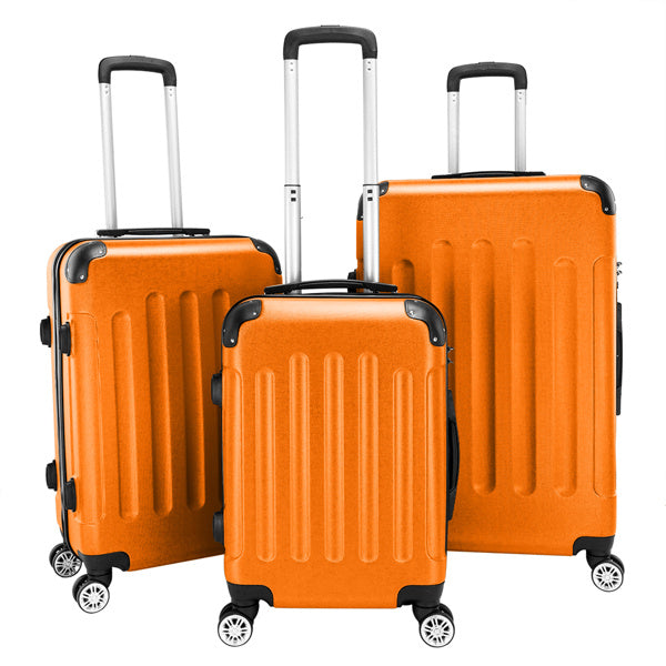 🧳 3-in-1 Lightweight ABS Trolley Case Set – 20" / 24" / 28"