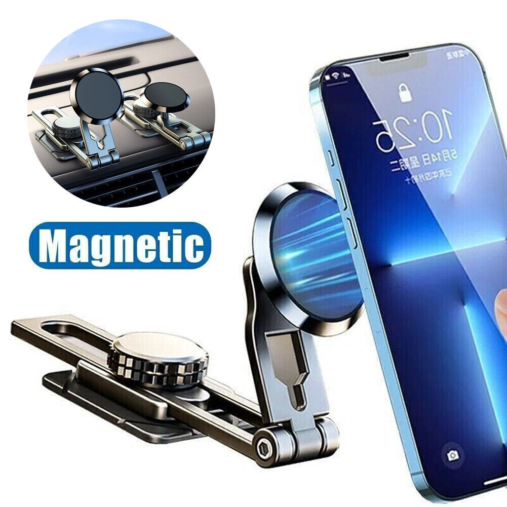 📱 Universal 360° Magnetic Car Phone Holder – Fully Adjustable Mount