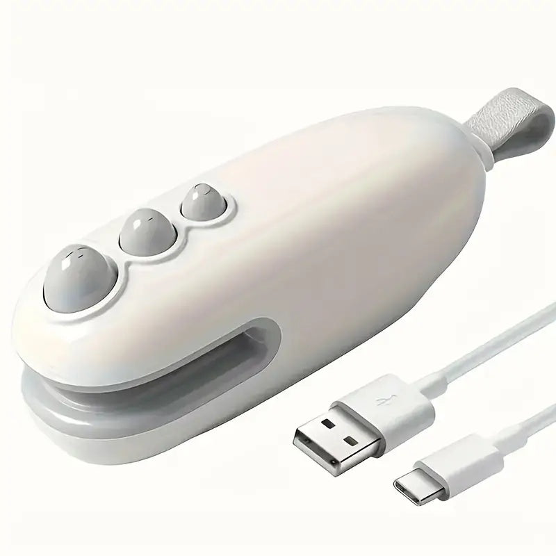 🔥 Mini Bag Sealer – 2-in-1 Heat Sealer & Cutter | USB Rechargeable