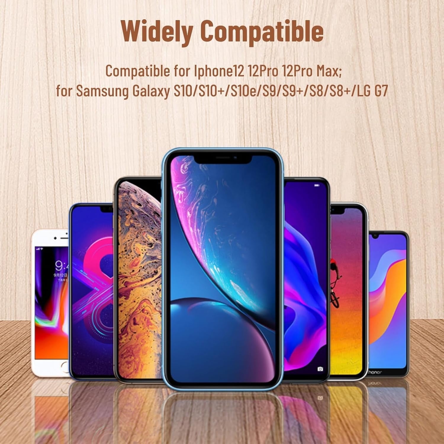 Bamboo Wireless Charging Pad – Eco-Friendly Fast Charger for Smartphones