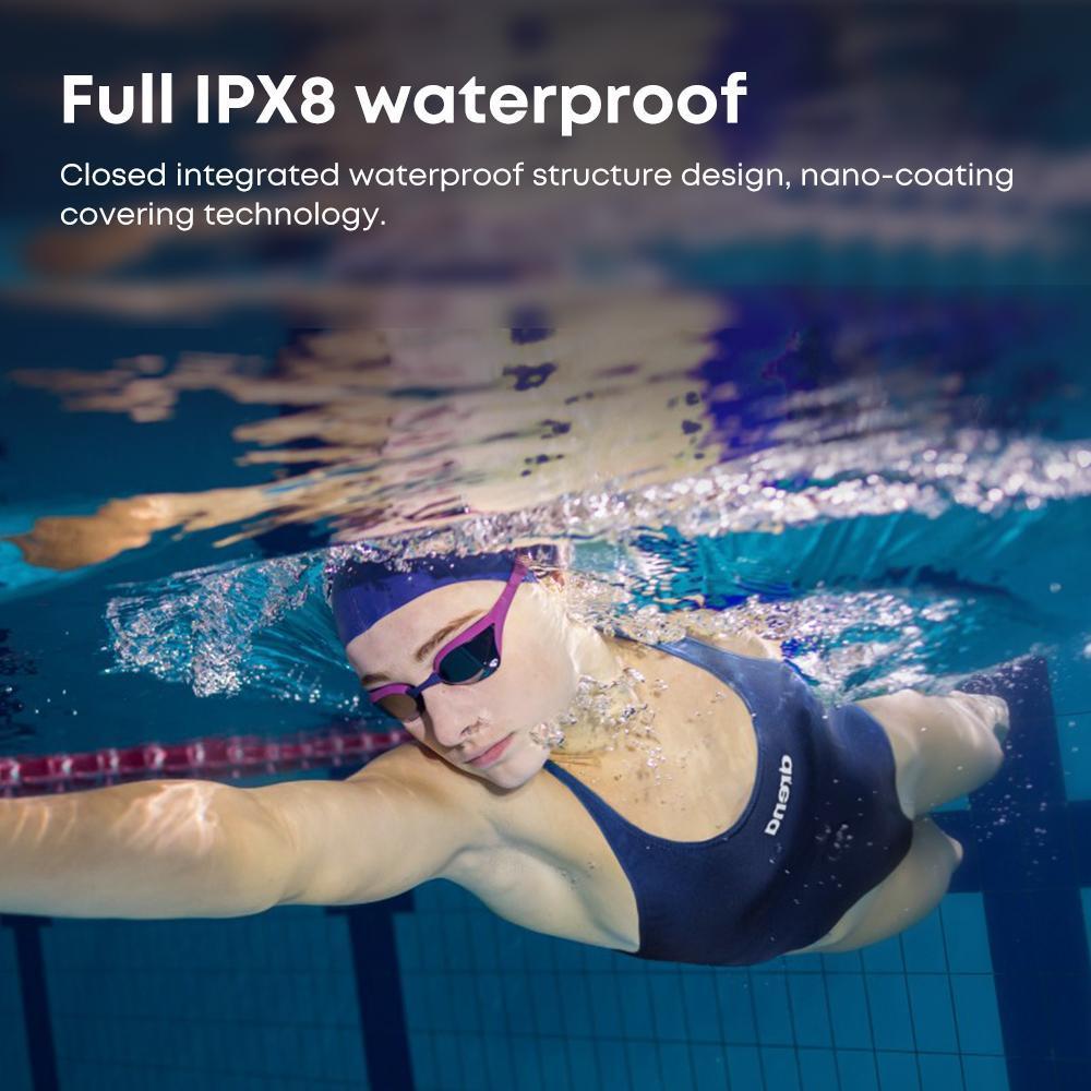 🏊 IPX8 Waterproof Bone Conduction Headphones – Built for Swimming & Sports