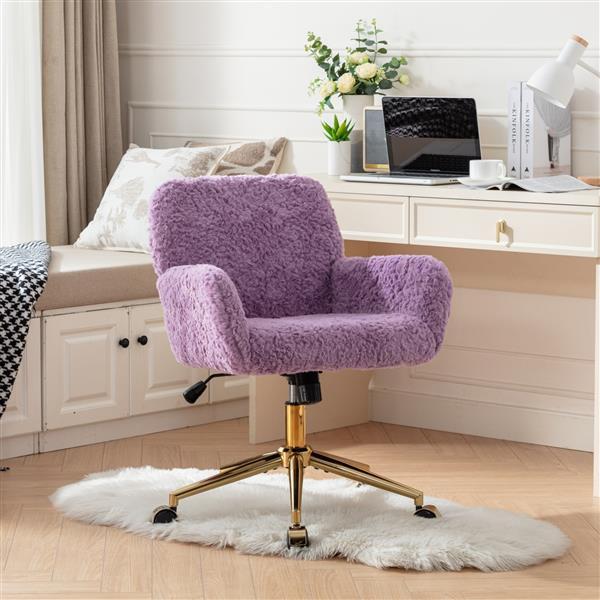 Luxury Office Chair with Cozy, Wool Type Fabric