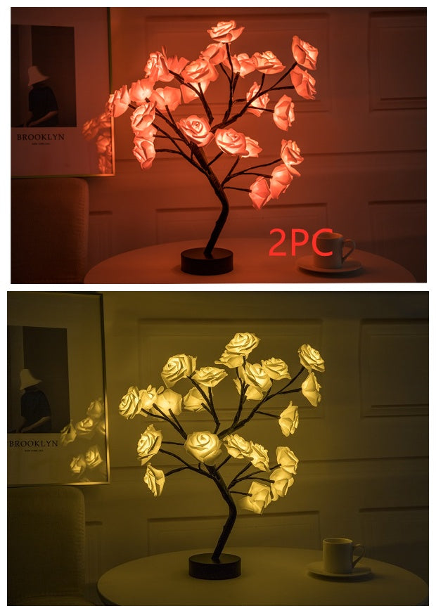 🌹 Rose Flower Lamp