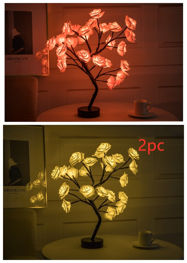 🌹 Rose Flower Lamp