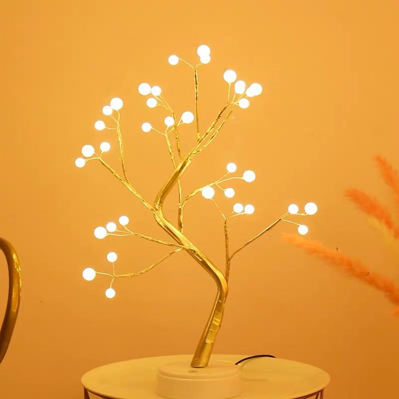 🌟 LED Copper Wire Light – Elegant Ambient Tree
