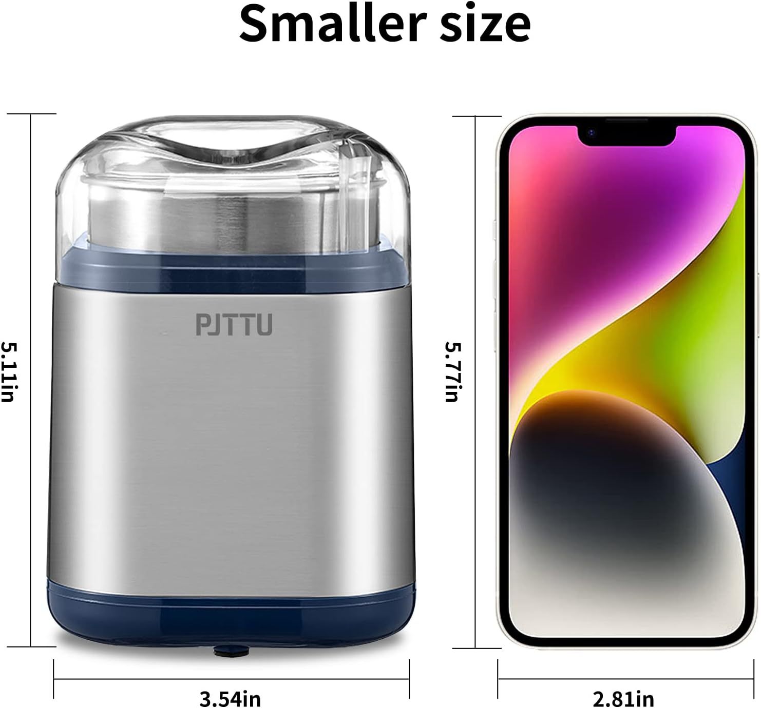 ⚡ TTU Electric Grinder (Silver) – High-Speed, Compact Grinding Power for Herbs, Spices More