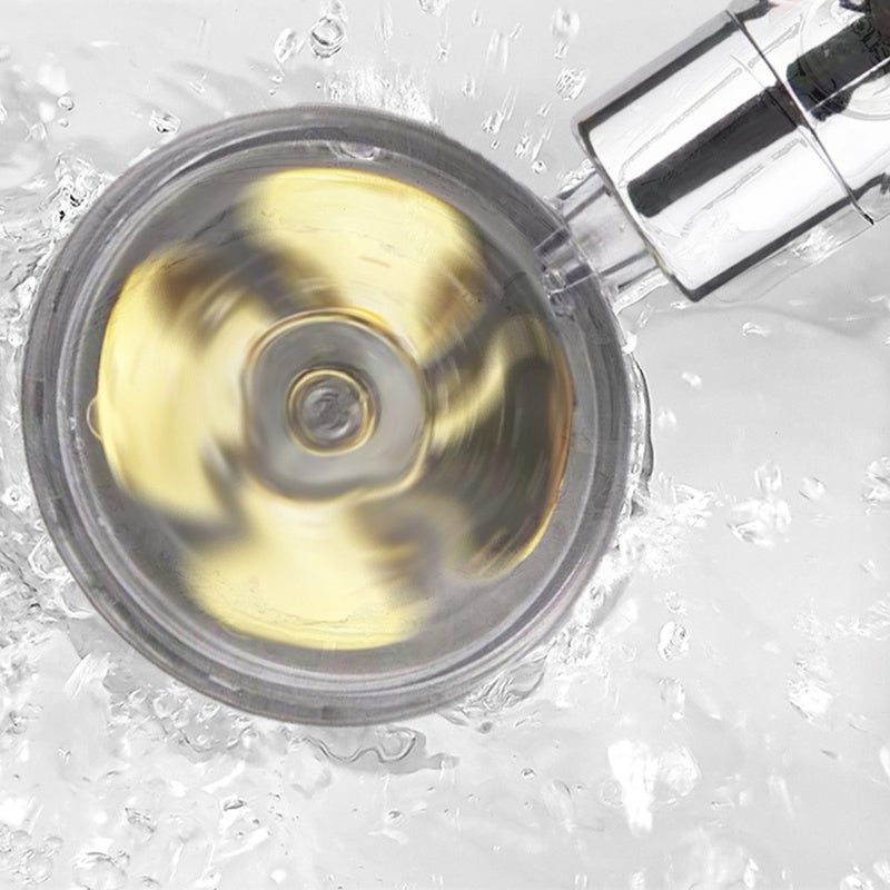 🚿  Propeller Driven Shower Head - High Pressure Handheld Shower Nozzle