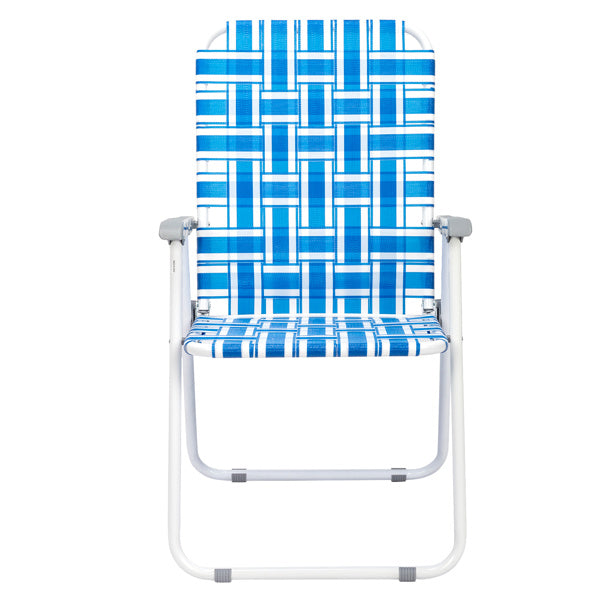 🌴 DEAL: Set of 2 Folding Beach Chairs – Blue & White Striped