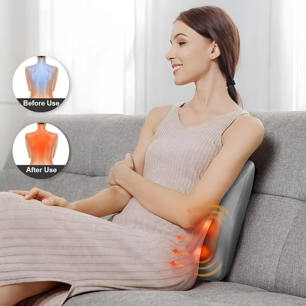 🌀 Waist & Back Full Body Heated Massager – For Neck, Shoulders & Back with 3 Massage Modes