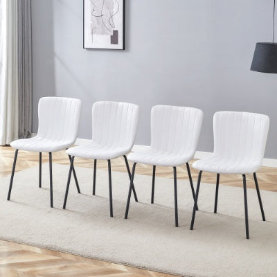 🪑 Luxury Minimalist Dining Chairs – Set of 4