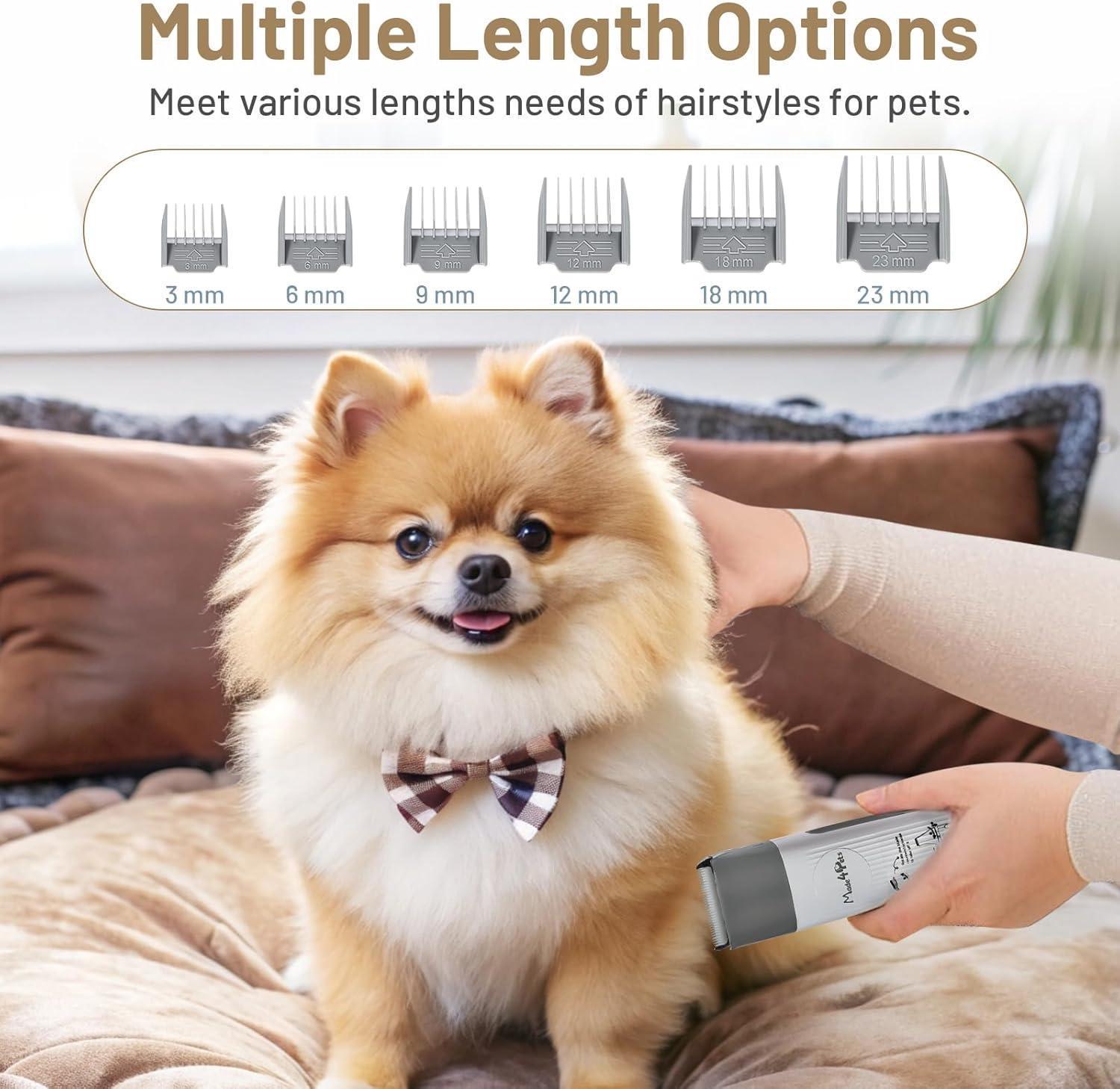 🐶 All-in-One Dog Grooming Kit with Quiet Vacuum