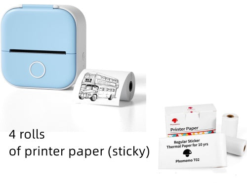 Phomemo T02 Mini Pocket Printer – Inkless Bluetooth Thermal Printer