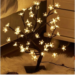 🌟 LED Copper Wire Light – Elegant Ambient Tree