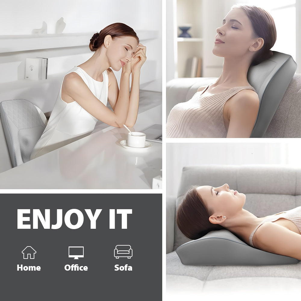 🌀 Waist & Back Full Body Heated Massager – For Neck, Shoulders & Back with 3 Massage Modes