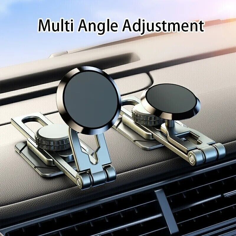 📱 Universal 360° Magnetic Car Phone Holder – Fully Adjustable Mount