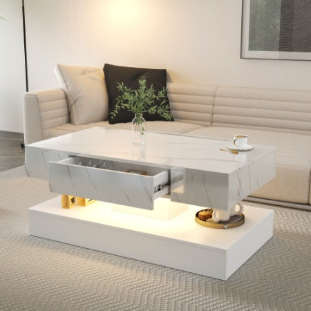 🪑 Modern LED Coffee Table