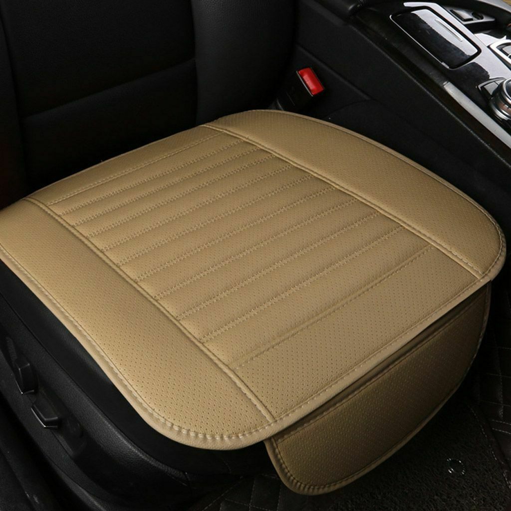 Universal PU Leather Car Seat Cover – Breathable Auto Seat Cushion Pad (Single Front Row)
