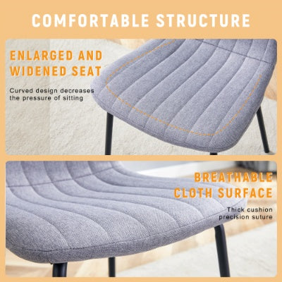 🪑 Luxury Minimalist Dining Chairs – Set of 4