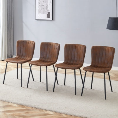🪑 Luxury Minimalist Dining Chairs – Set of 4