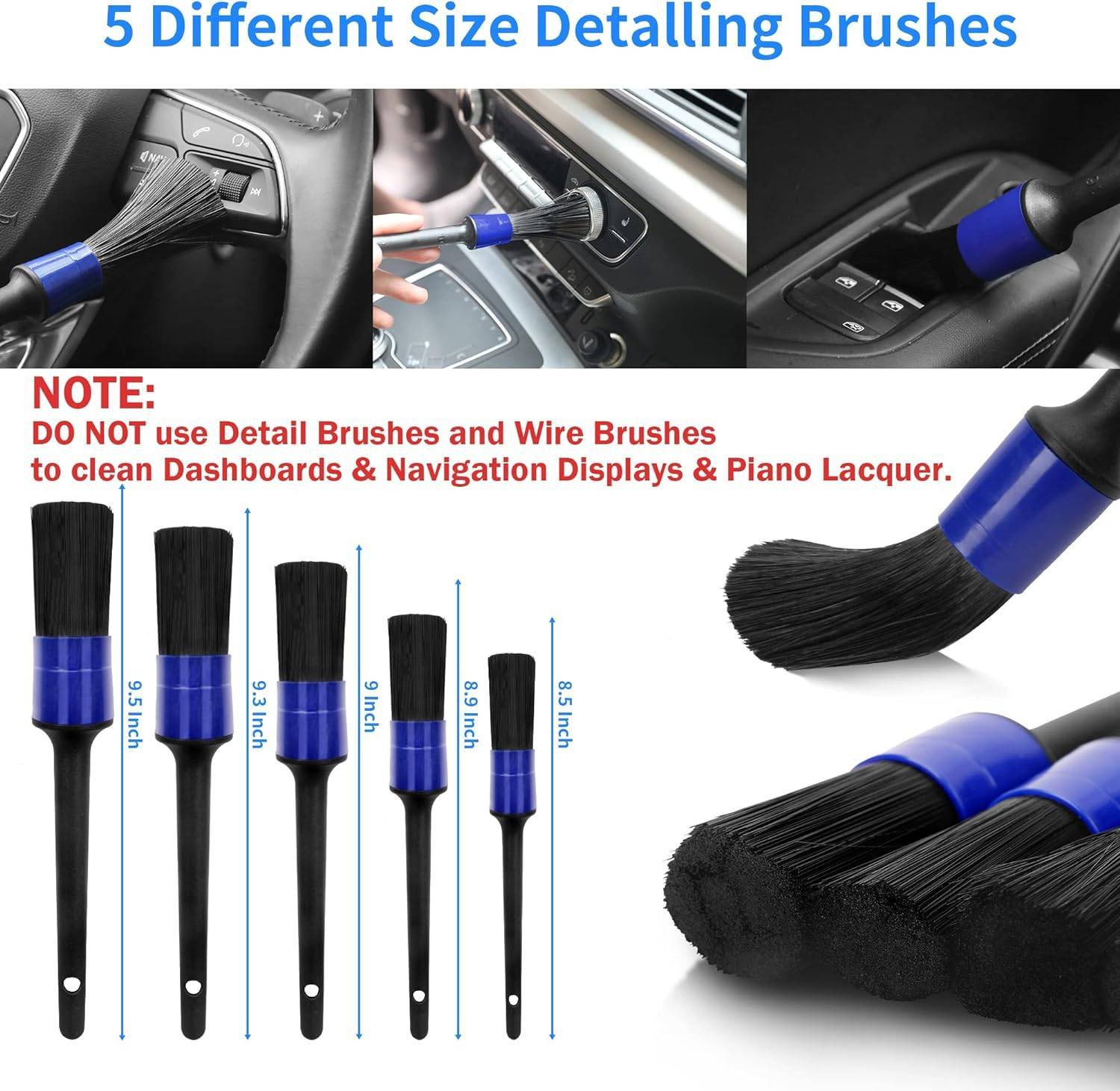 🚗 22-Piece Complete Car Cleaning Tool Set