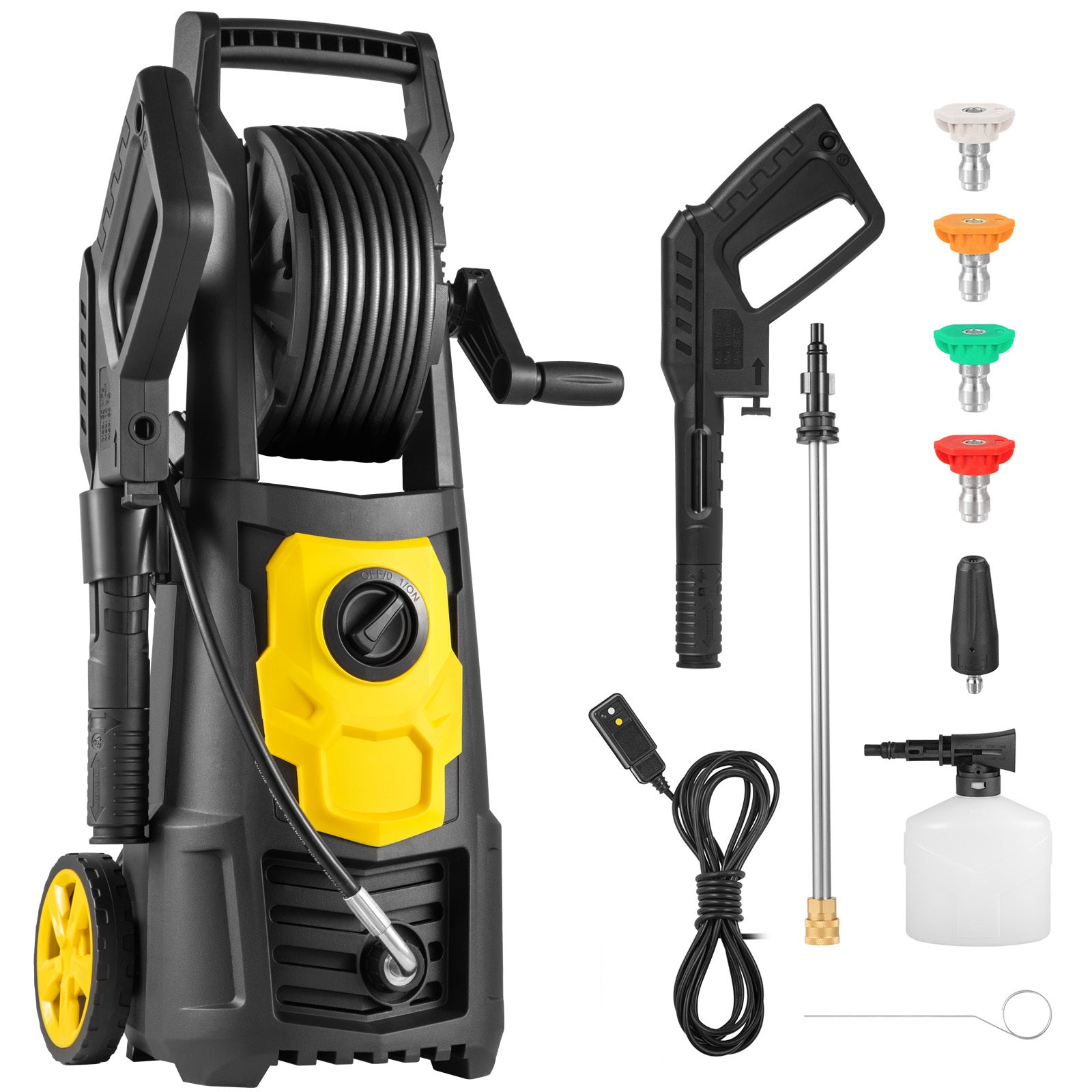 VEVOR Electric Pressure Washer – 2000 PSI Max