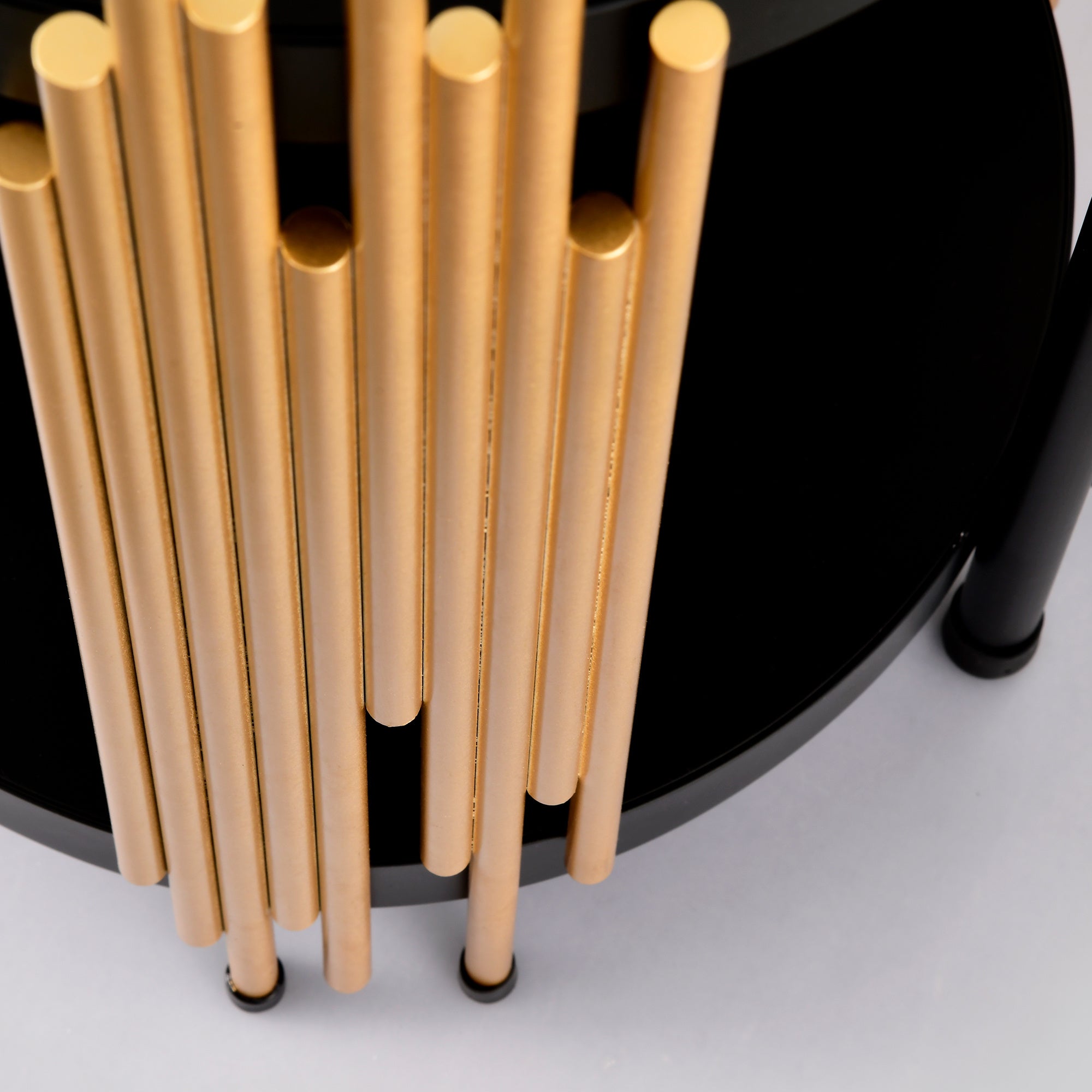 Luxury Industrial Floor Lamp with Metal Lampshade – Matte Gold & Black